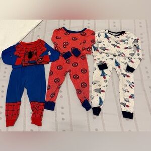 Kids Spider-Themed One Piece Pajama Set
